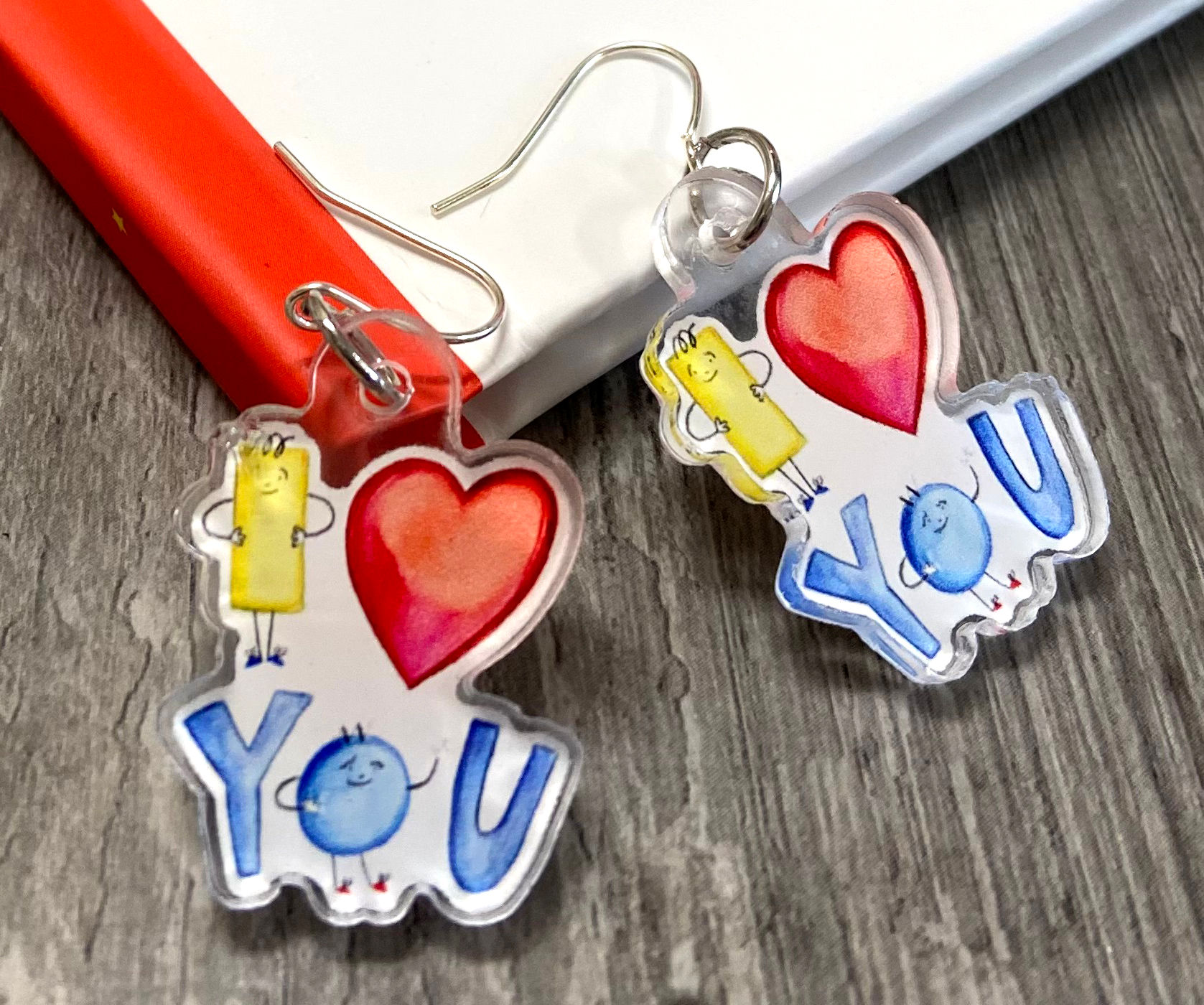 I Heart You Earrings