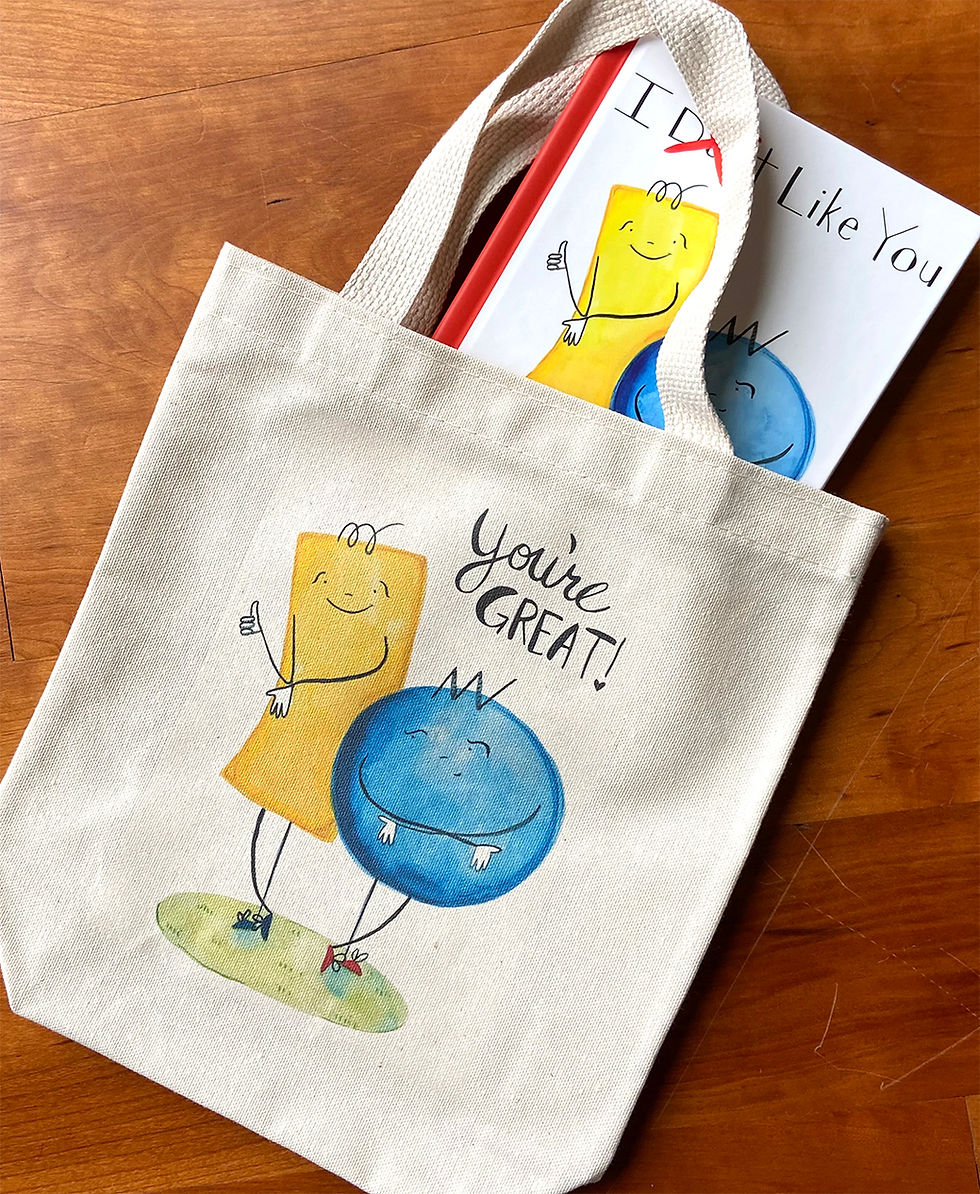 Thumbnail: "I Don't Like You" Tote Bag