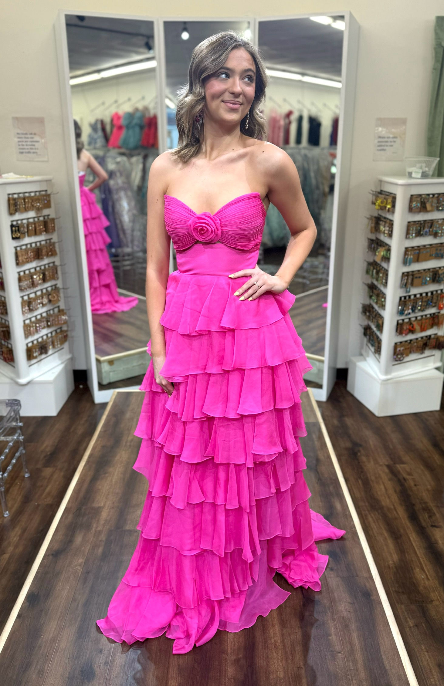 Sherri Hill 56870 Bright Pink