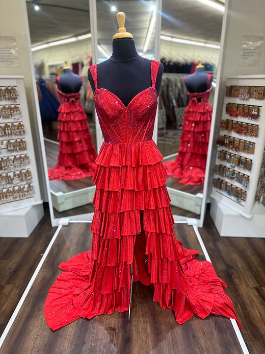 red dress boutique shipping CC2397