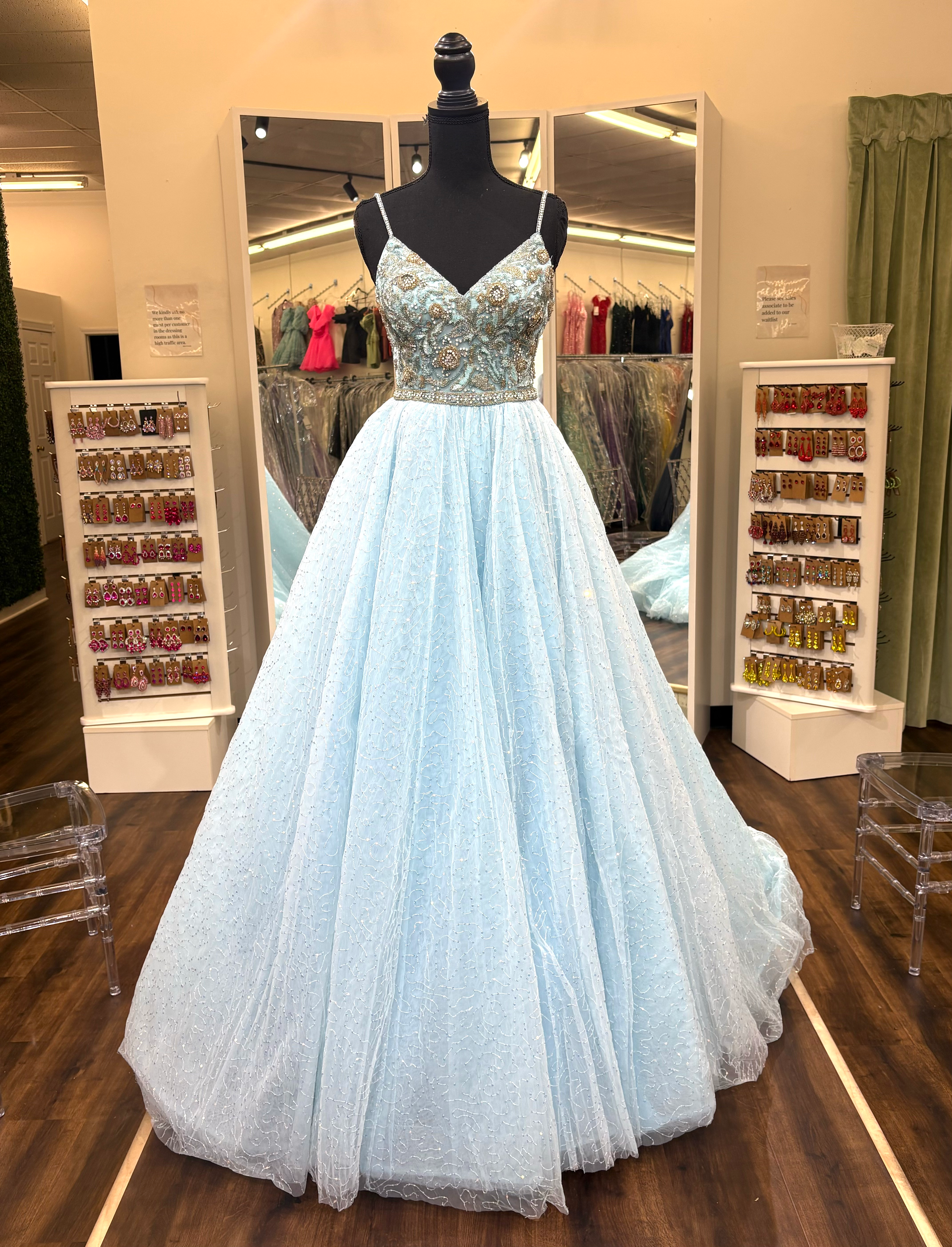 Sherri Hill S-1302 Sky Blue