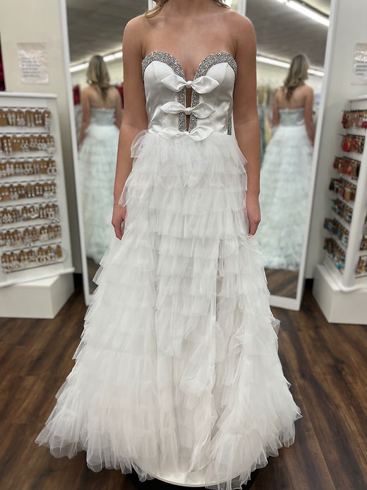 sherri hill ivory dress Sherri Hill 54974