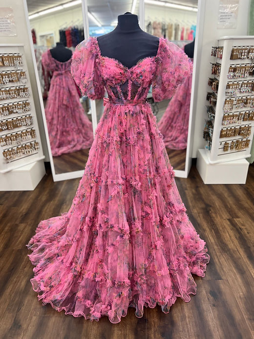 strapless open back dress Sherri Hill Dress 57025