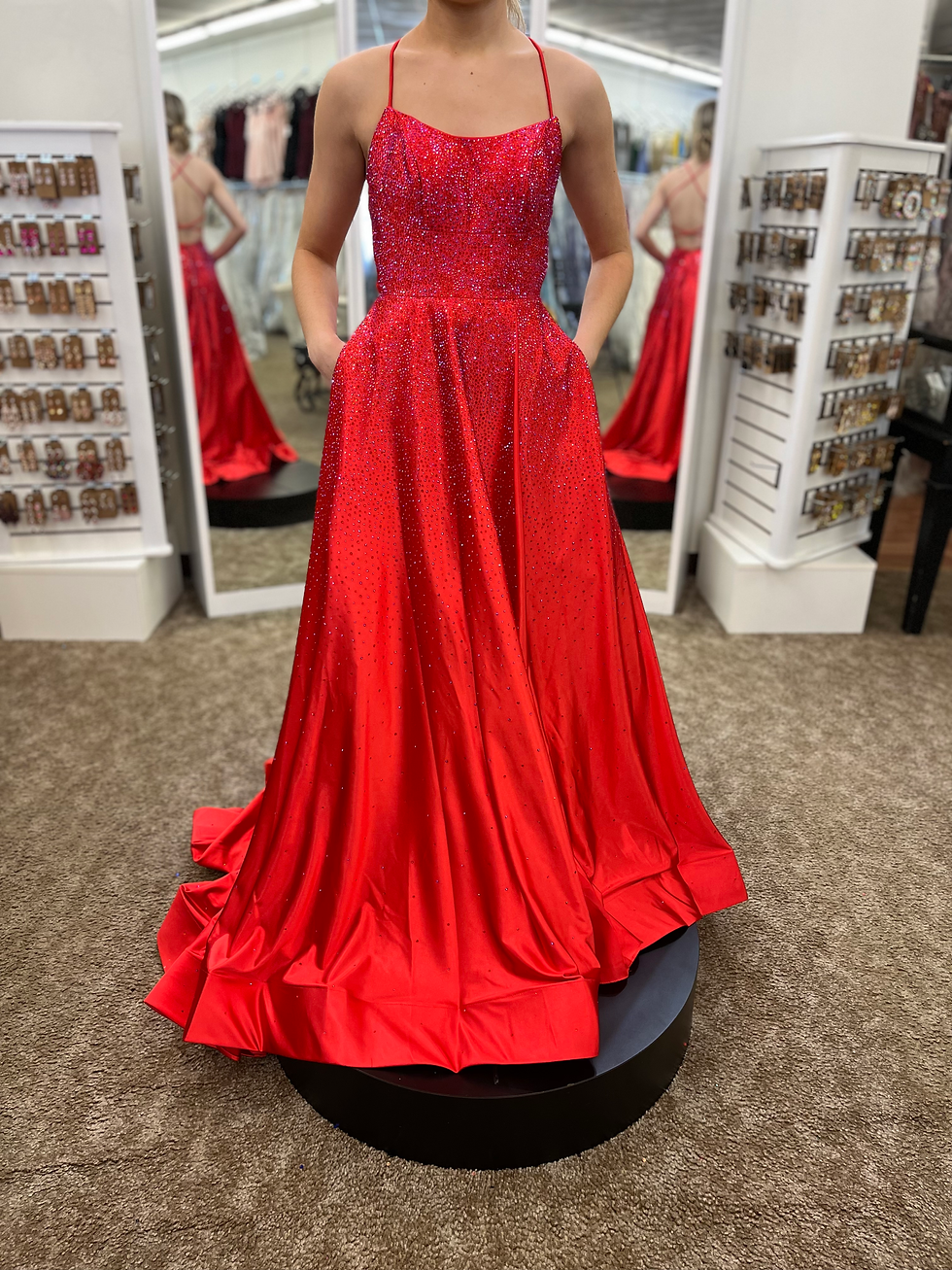 Sherri Hill 54856 Red