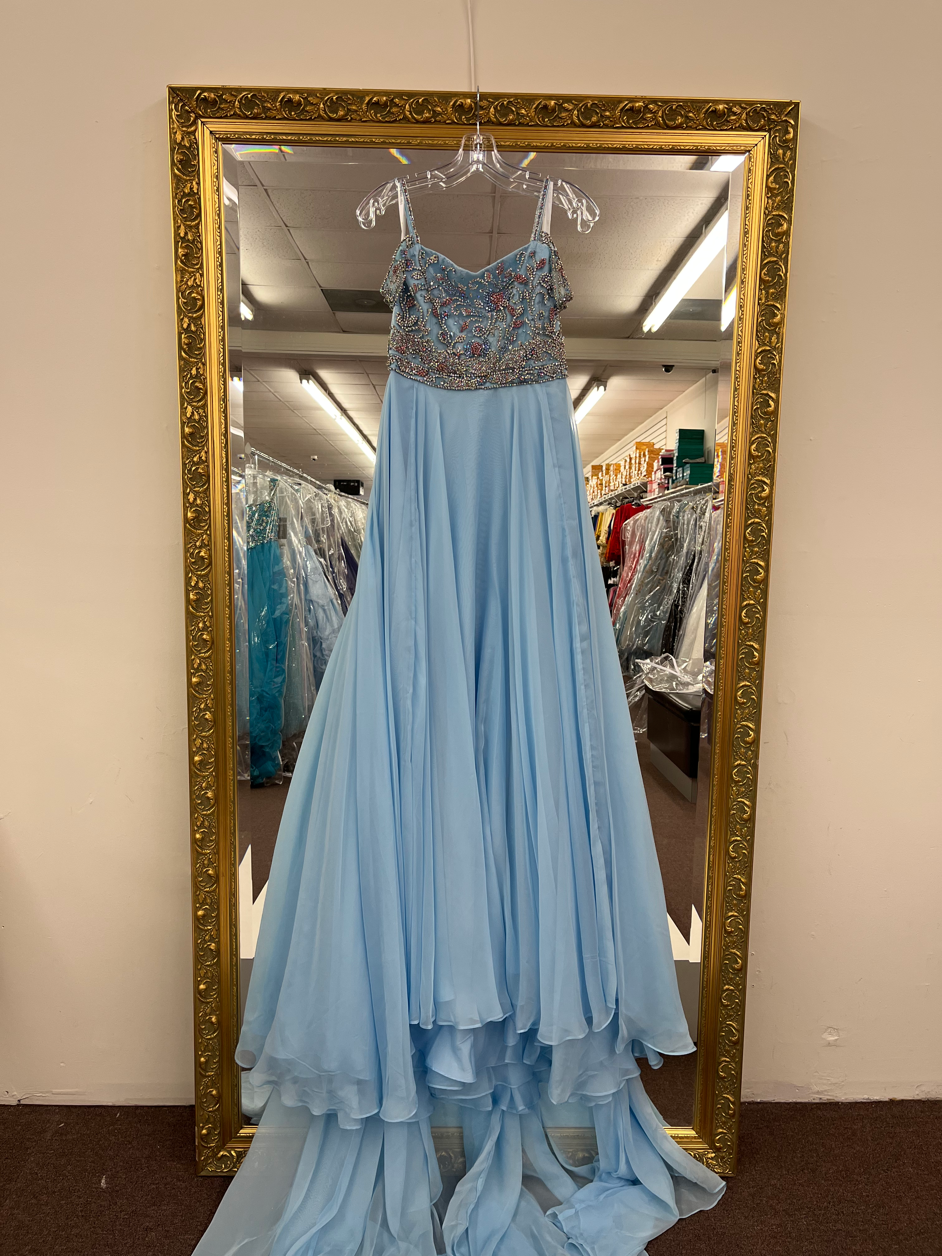 Sherri Hill K54391 Light Blue Multi