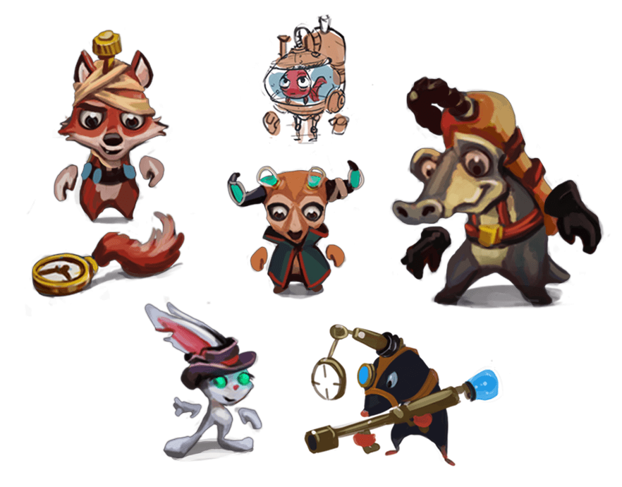 Recherches Character Design
