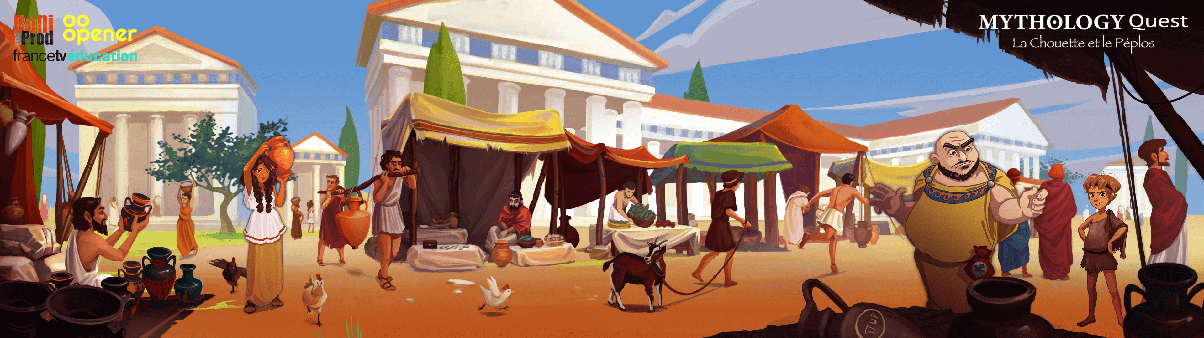Décor Marché de l'Agora