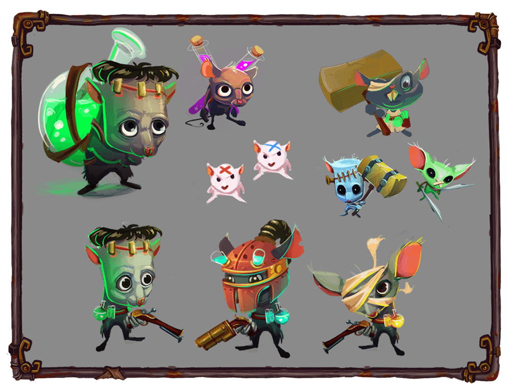 Recherches Character Design