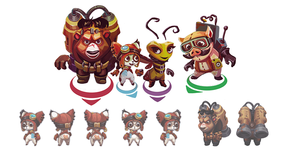 Character Design et Turn Around