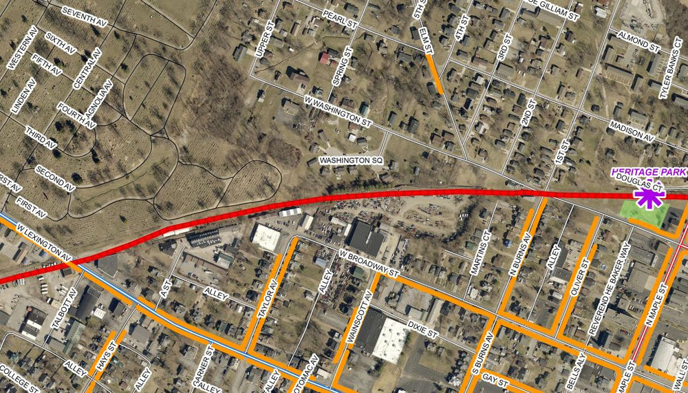 What does an Orange Line mean?