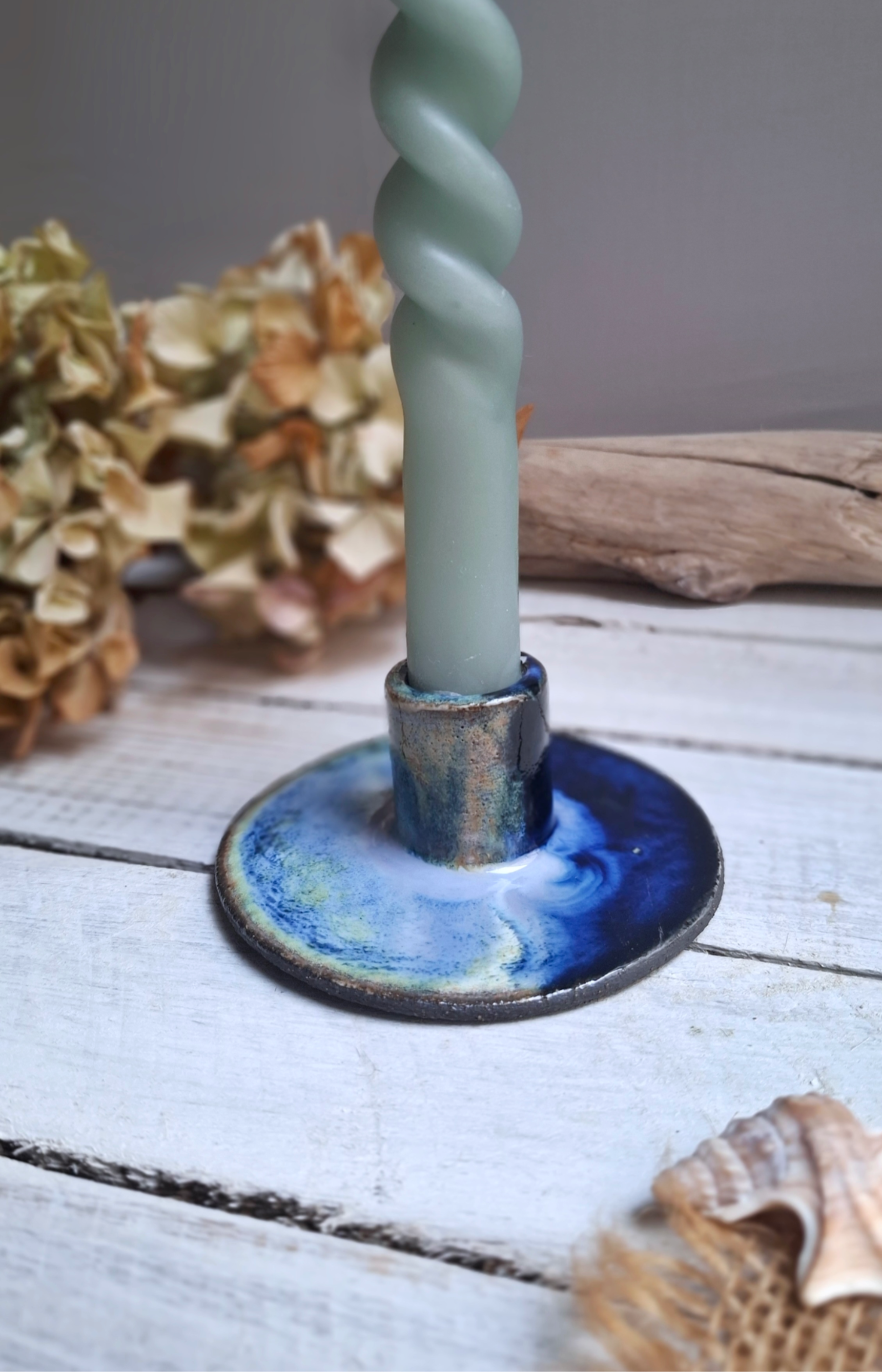 Kerzenhalter "Two Seas" / schwarz Nr. 2