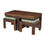 Thumbnail: Khimsar Sheesham Wood Coffee Table with Stools