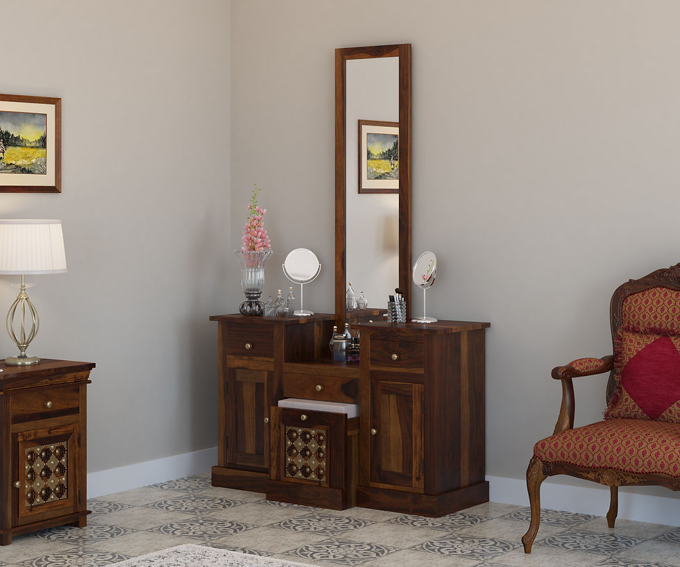 Fusion Solid wood Dresser Mirror