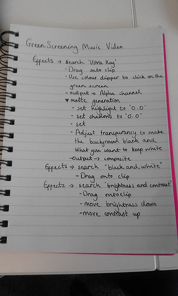 Steps for Green Screening and Effects