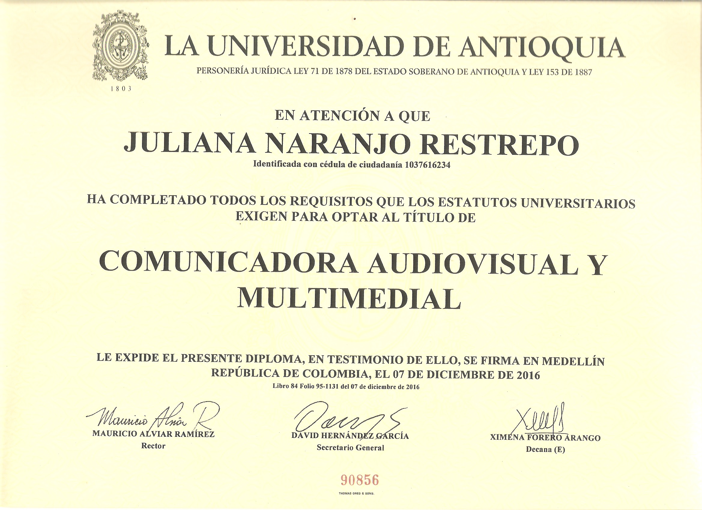 CERTIFICADOS hojadevida