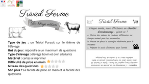 "Trivial Ferme", le Trivial Pursuit fermier