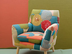 upholstered contemporary furniture  collage stitches textile art .jpg