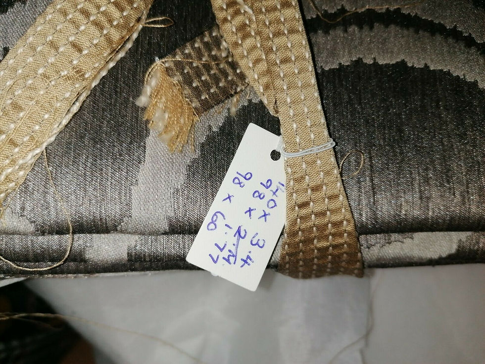 Thumbnail: silk viscose woven geometric circles taupe bronze Romo sateen Material 3.4m