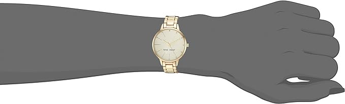 Thumbnail: Nine West Women's Crystal Accented Bracelet Watch