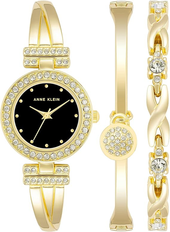 Thumbnail: Nine West Women's Crystal Accented Bracelet Watch