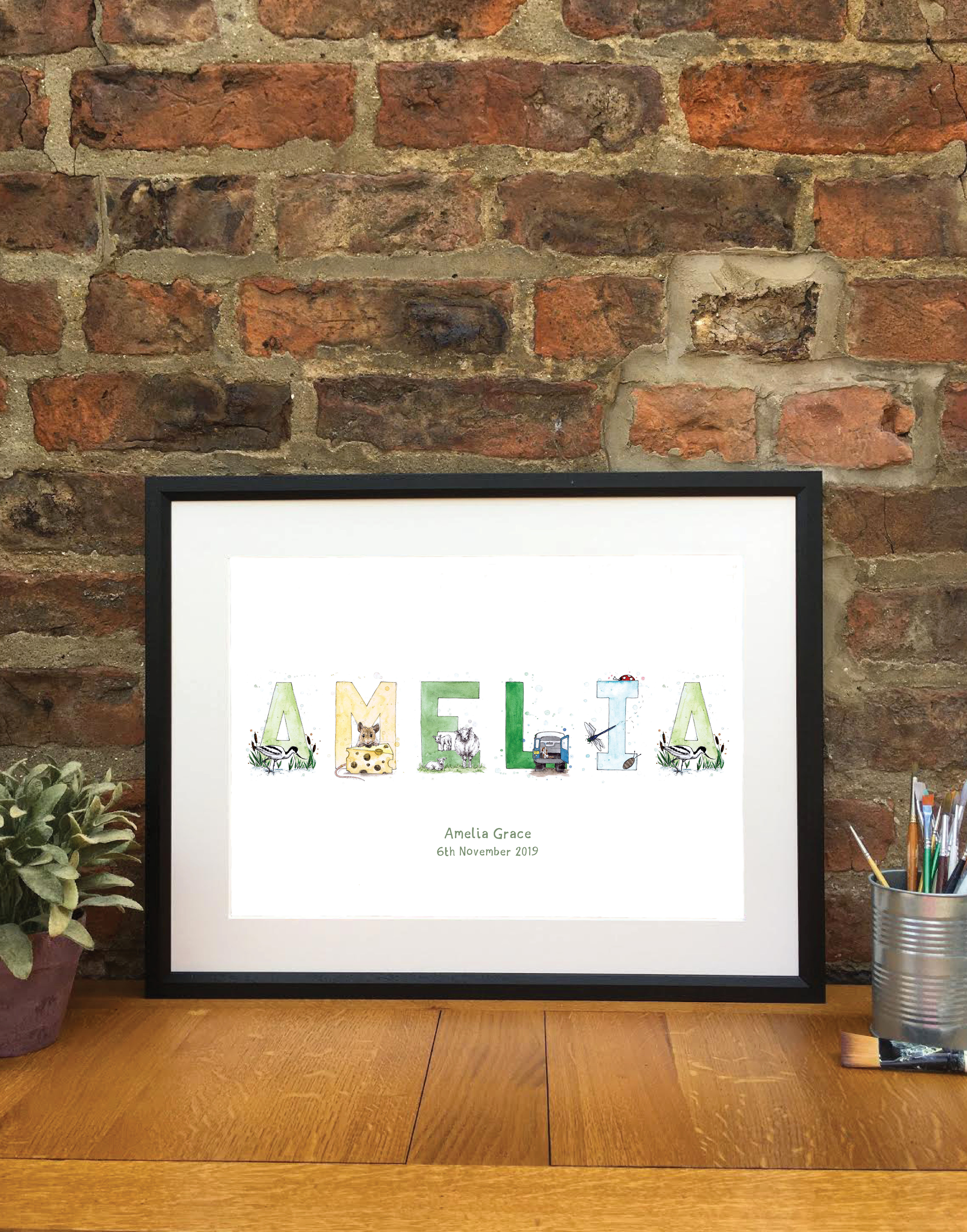 Bespoke Name Limited Edition Print