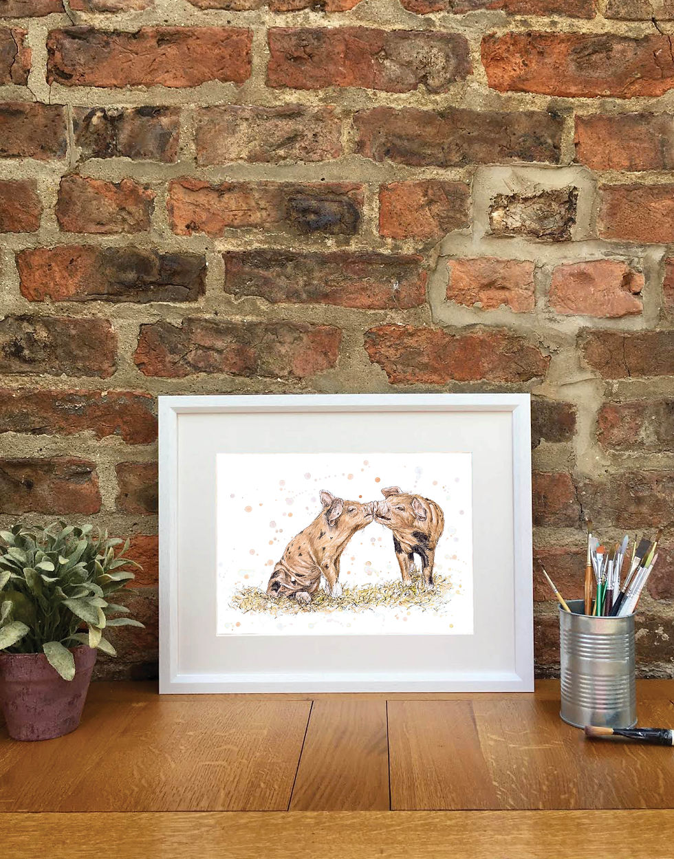 Thumbnail: Missing You Pig Time | Signed Limited Edition Print