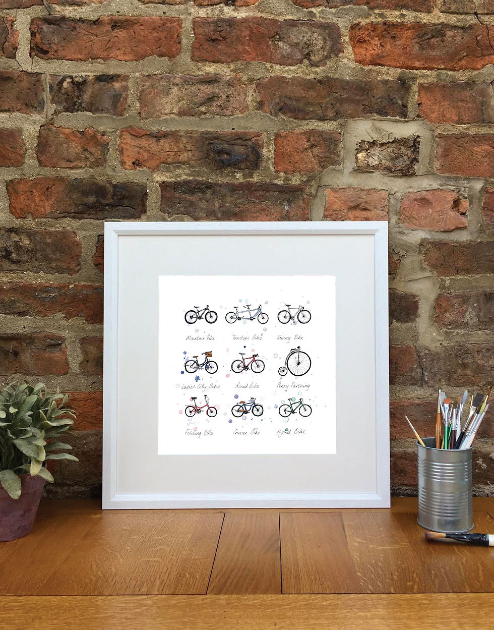 Thumbnail: Bicycles | Signed Limited Edition Print