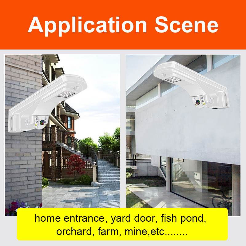 Thumbnail: 2MP WIFI Wireless Mini PTZ Dome Camera With street lamp