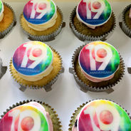 食用打印 Logo Cupcake
