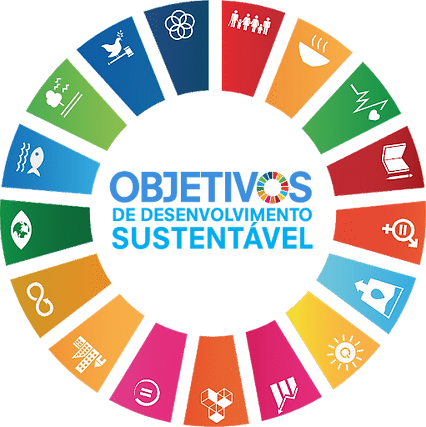 Logo circular dos Objetivos de Desenvolvimento Sustentável da ONU - Agenda 2030