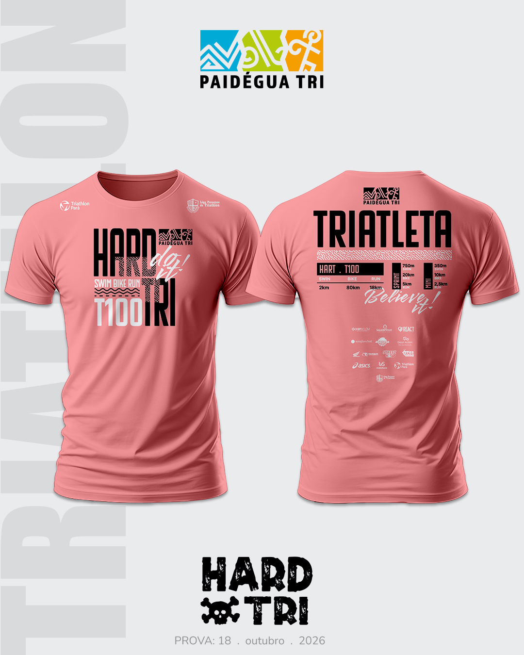 Camisa - ATLETA - HARD TRI 2026