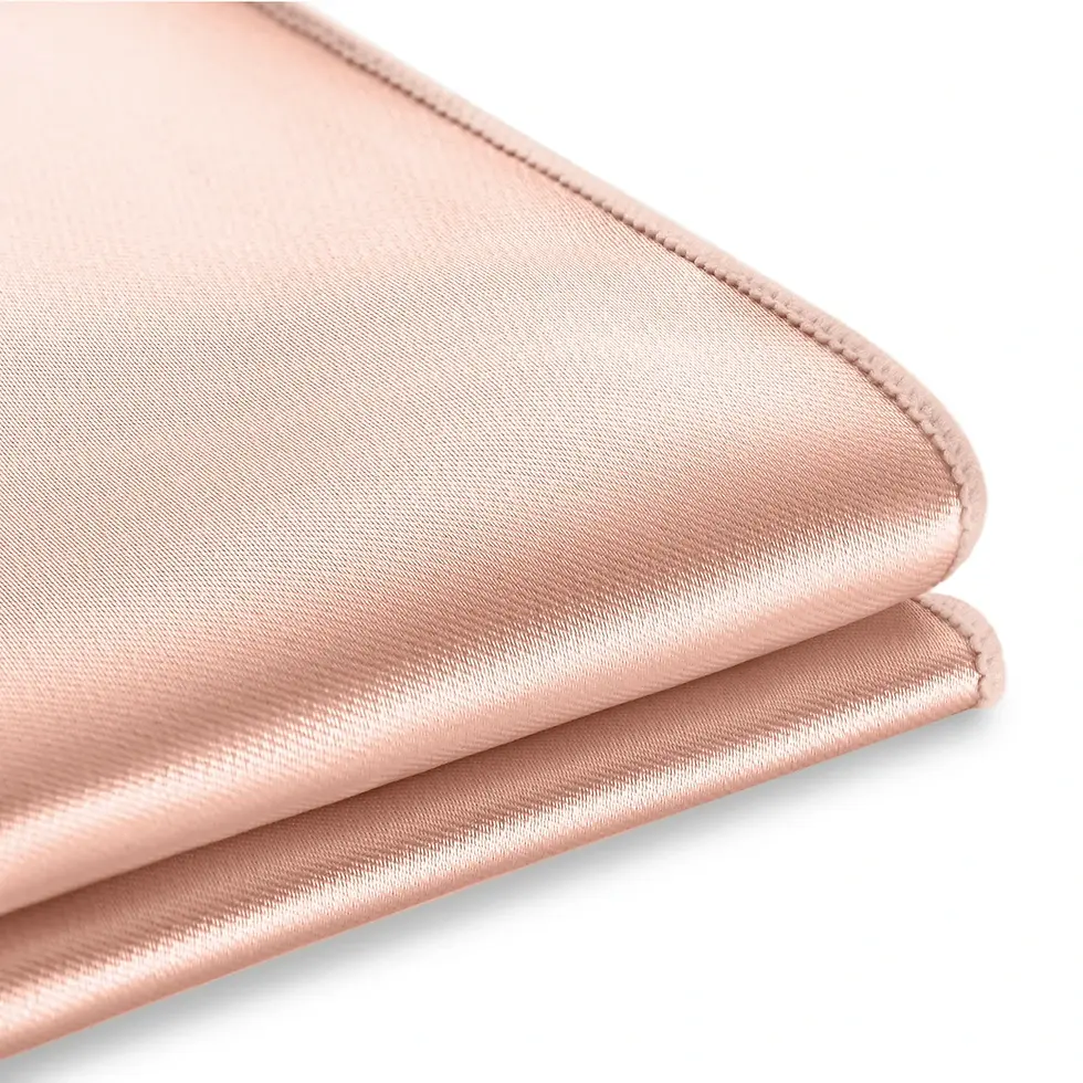 Miniature : Pochette satin - Rose
