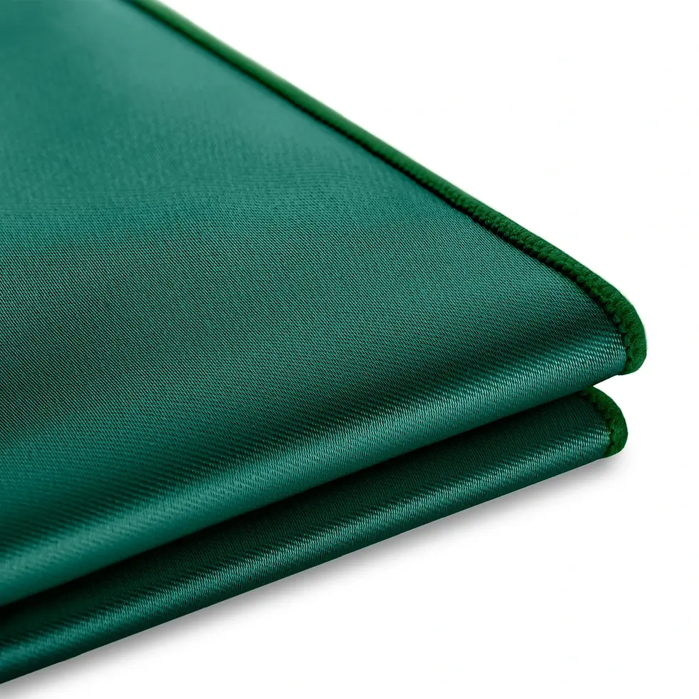 Miniature : Pochette satin - Vert émeraude