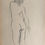 Miniature : Cesar Bolletti - Dessin Original, c. 1940 - "Étude de Nu Féminin" #30
