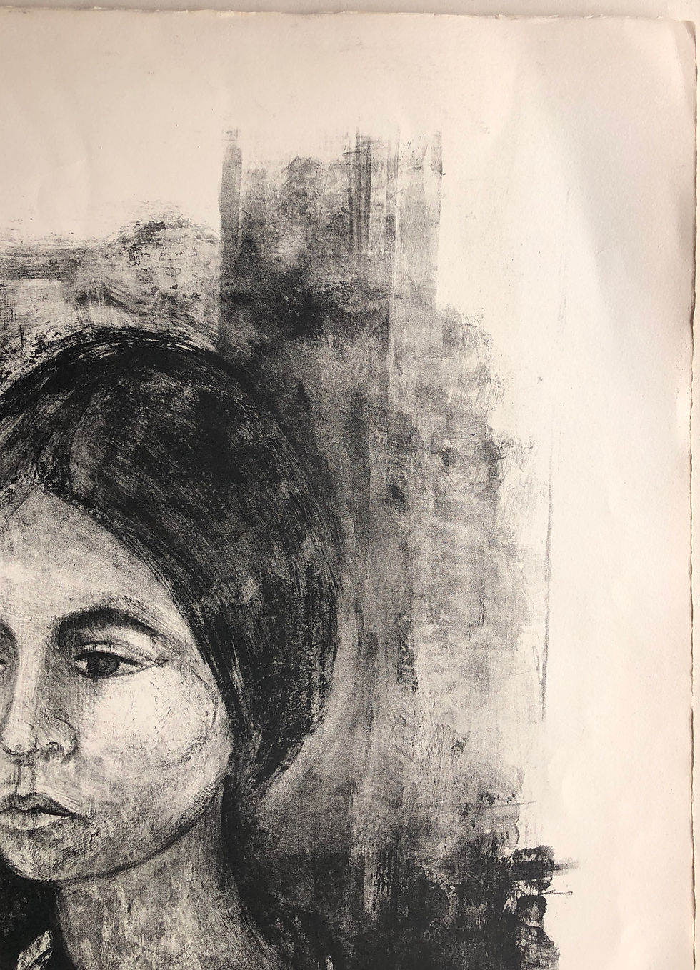 Thumbnail: Alain Minaux (1923-1986) - "Portrait of a Young Woman"