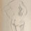Miniature : Cesar Bolletti - Dessin Original, c. 1940 - "Étude de Nu Féminin" #17