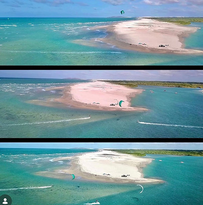 Spot de kite de Guajiru au Brésil