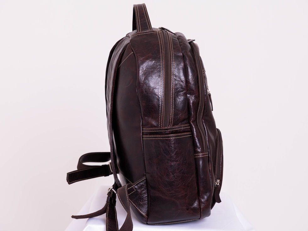 Mochila Vintage em couro