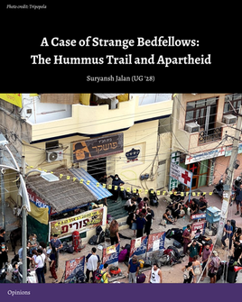 A Case of Strange Bedfellows: The Hummus Trail and Apartheid