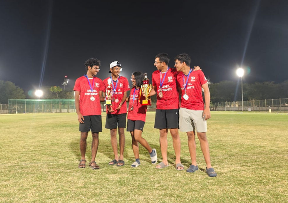 L-R: Yashwanth Reddy, Tanishk Ginoria, Akil Ravichandran, Arnav Mayur, Shivom Srivastava, the UG27 core of the Hammerheads.