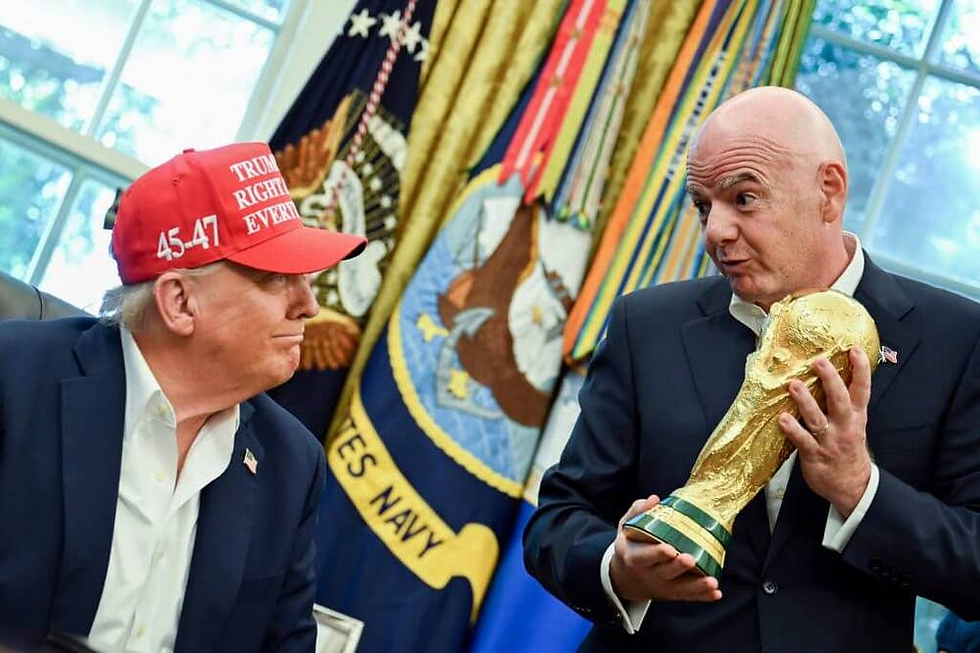 Donald Trump and Gianni Infantino have been the talk of the town over the past few years. (Photo: Getty/AFP)