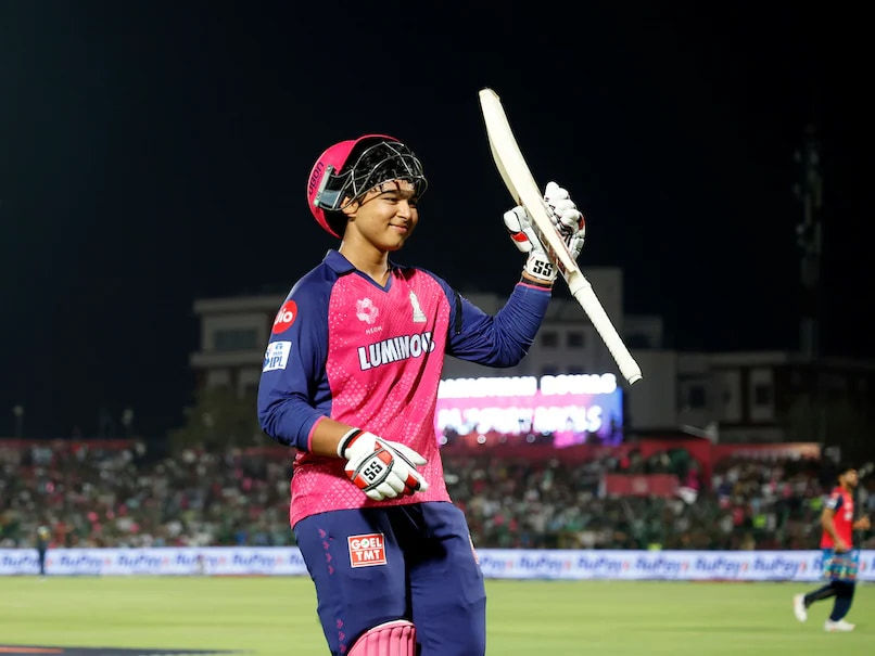 Rajasthan Royals’ newest diamond: 14-year-old Vaibhav Sooryavanshi. (Photo: BCCI)