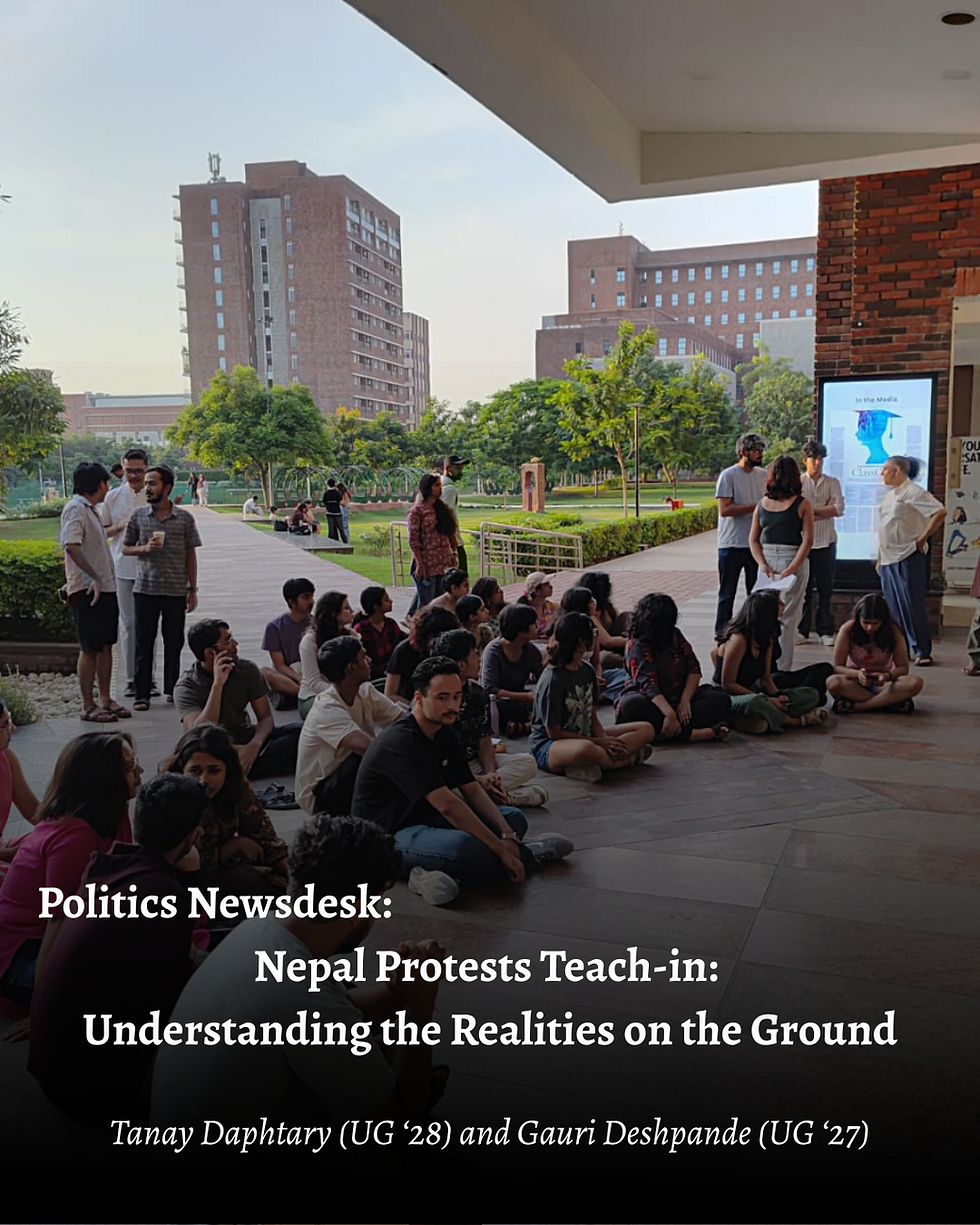 Nepal Protests Teach-in: Understanding the Realities on the Ground