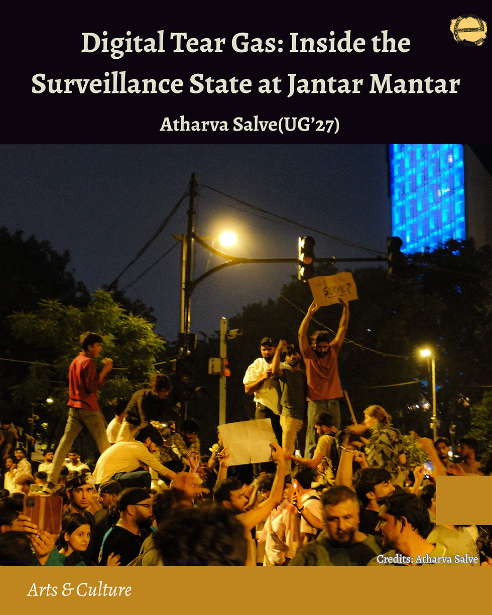Digital Tear Gas: Inside the Surveillance State at Jantar Mantar