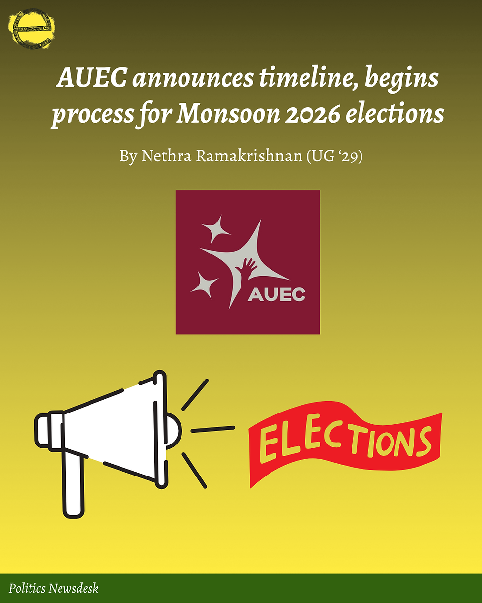 AUEC announces timeline, begins process for Monsoon 2026 elections