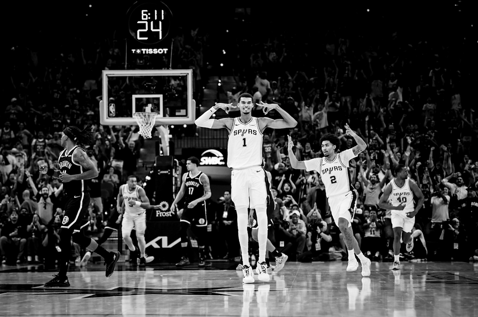 This Wemby-led Spurs team will look to get some much-needed playoff experience (Photo: Twitter)