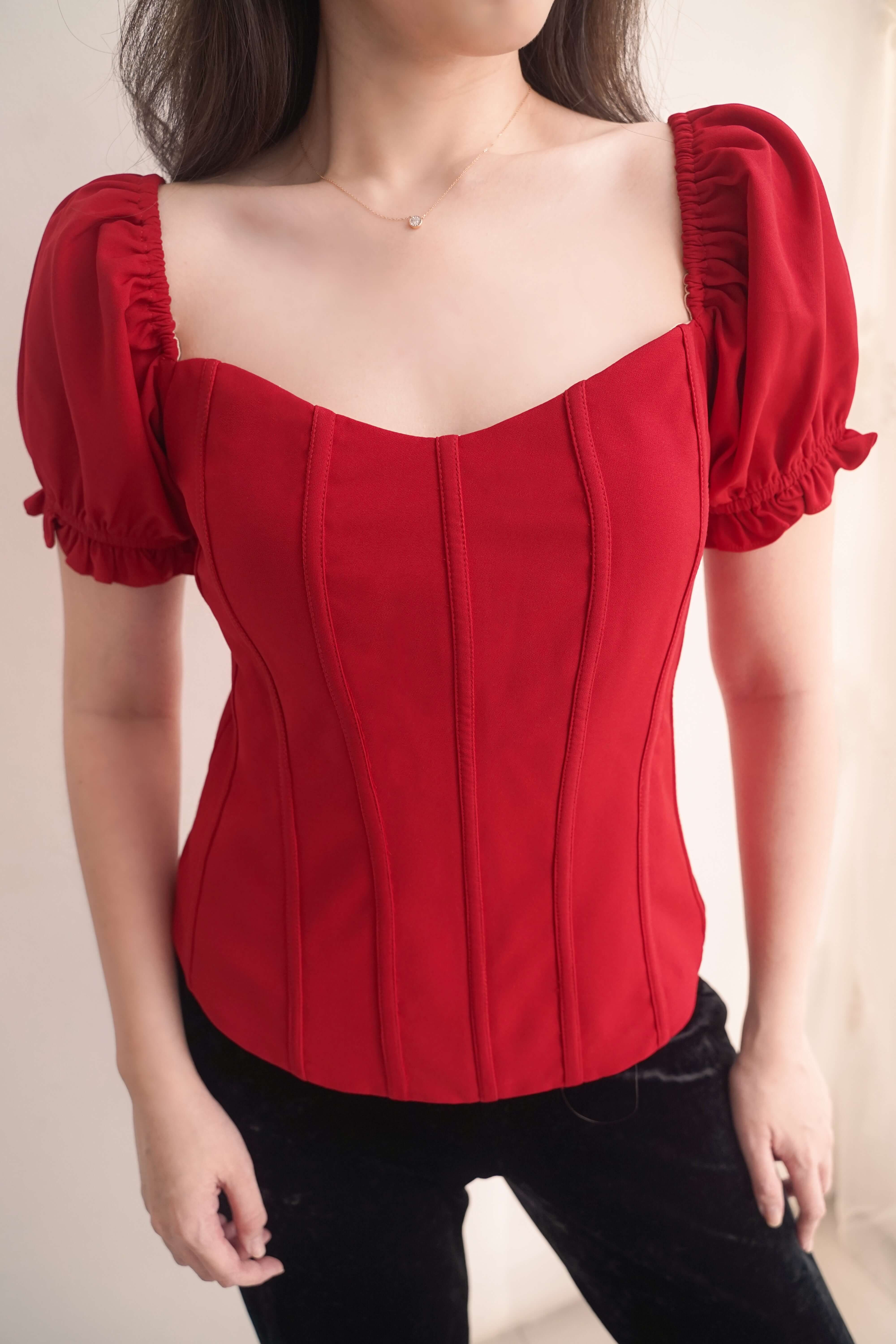 Fleur Red Top