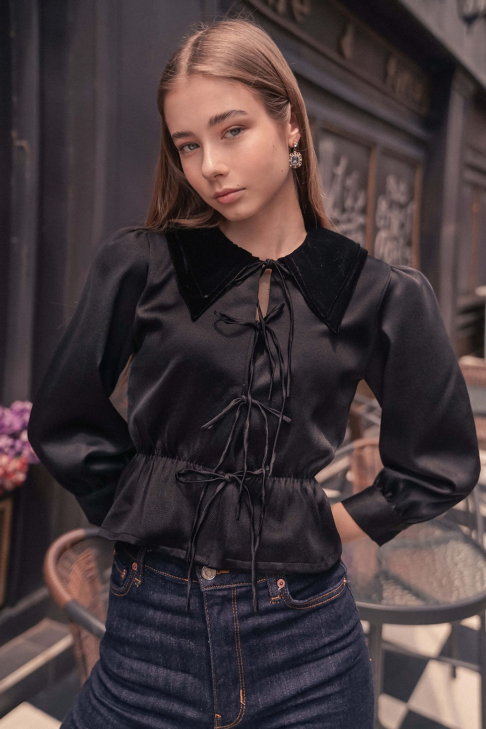 Thumbnail: Torrie Blouse - Black