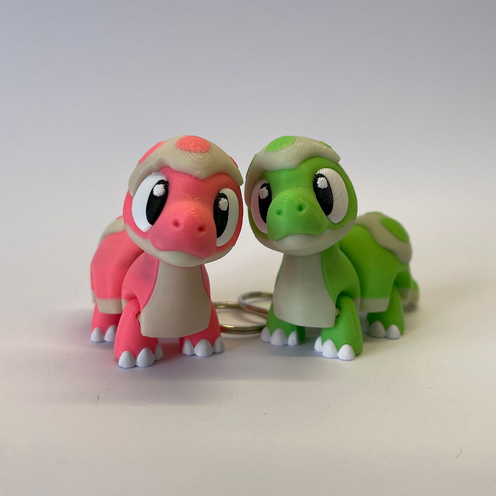 Thumbnail: Nyckelring, Dino