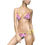 Thumbnail: Kettlebell pink butterfly Women's Bikini Swimsuit - pink